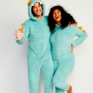 Old Navy Adult Unisex Fleece Monster Onesie Halloween Costume